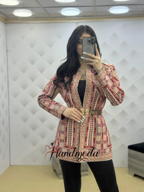 Embroidered Tatreez Blazer women's jacket blouse