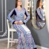Sally Traditional Tatreez Thoub Embroidered Dress - Image 4