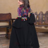 Farah Embroidered Tatreez Flower Girl Eid Dress - Image 9