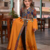 Farah Embroidered Tatreez Flower Girl Eid Dress - Image 5