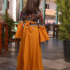 Farah Embroidered Tatreez Flower Girl Eid Dress - Image 4