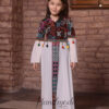 Farah Embroidered Tatreez Flower Girl Eid Dress - Image 8