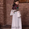Farah Embroidered Tatreez Flower Girl Eid Dress - Image 6
