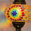 Turkish Moroccan Colorful1 Mosaic Moon Table Lamp - Image 6