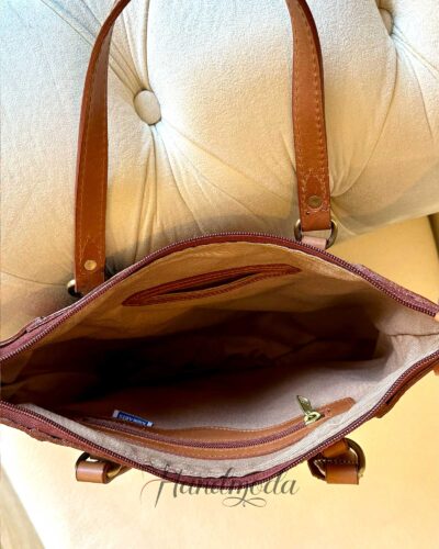Handmade Turkish Kilim Handbag Travel Boho Shoulder Bag - Image 5