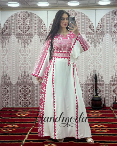 Palestinian Tatreez dress embroidered Thobe 9