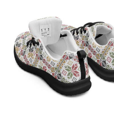Palestinian Tatreez Pattern Women Shoes Custom Athletic Runner - Image 3