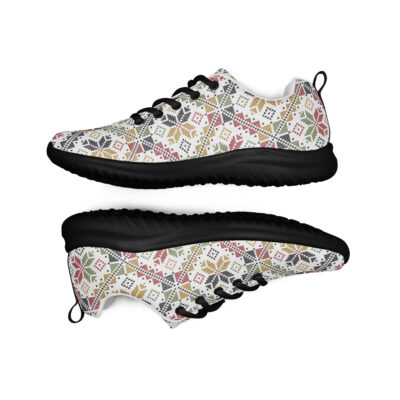 Palestinian Tatreez Pattern Women Shoes Custom Athletic Runner - Image 5