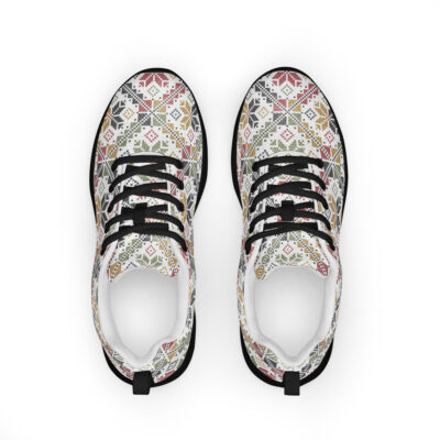 Palestinian Tatreez Pattern Women Shoes Custom Athletic Runner - Image 8