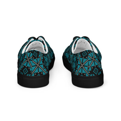 Palestinian Tatreez sneakers, women’s lace-up custom canvas shoes - Image 7