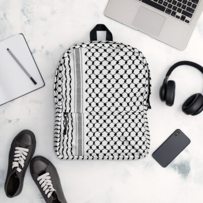 Palestinian Kufiya Pattern Backpack Custom Palestine Hatta Bag