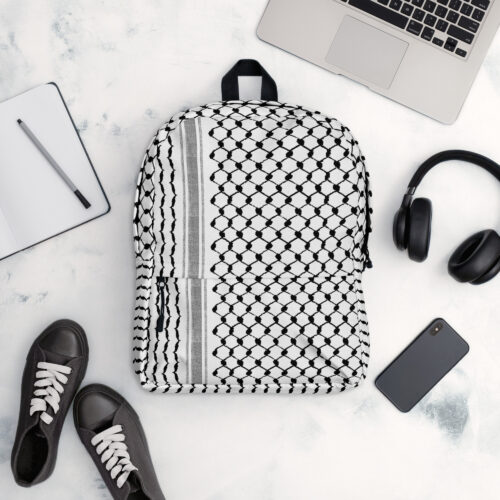 Palestinian Kufiya Pattern Backpack Custom Palestine Hatta Bag