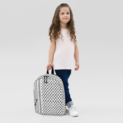Palestinian Kufiya Pattern Backpack Custom Palestine Hatta Bag - Image 5