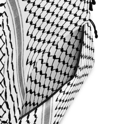 Palestinian Kufiya Pattern Backpack Custom Palestine Hatta Bag - Image 7