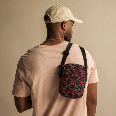 Palestinian Tatreez Art Crossbody Bag Embroidery Printed Pattern - Image 6
