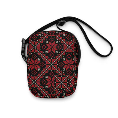 Palestinian Tatreez Art Crossbody Bag Embroidery Printed Pattern - Image 9