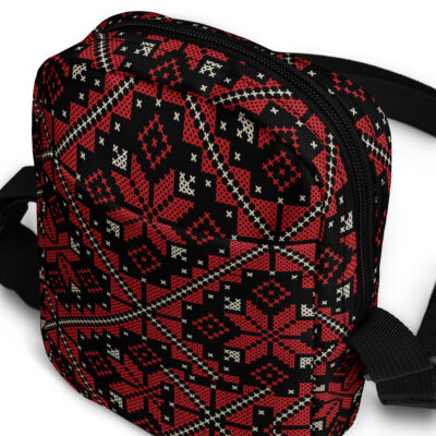 Palestinian Tatreez Art Crossbody Bag Embroidery Printed Pattern - Image 8