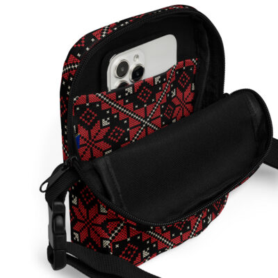 Palestinian Tatreez Art Crossbody Bag Embroidery Printed Pattern - Image 2